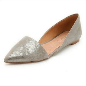 Madewell Lydia d’orsay metallic flats 10